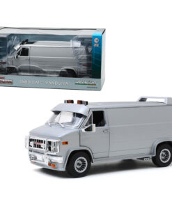 1983 GMC Vandura Van Custom Silver Metallic 1/18 Diecast Model Car by Greenlight 13568