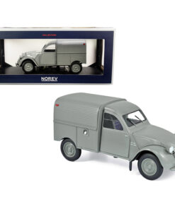 1957 Citroen 2CV Fourgonnette Van Gray 1/18 Diecast Model by Norev 181490
