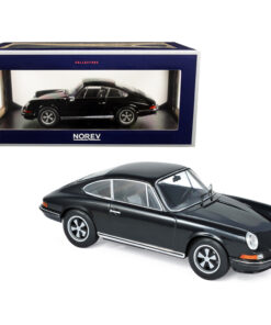 1973 Porsche 911 S Black 1/18 Diecast Model Car by Norev 187631