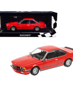 1982 BMW 635 CSi Red Limited Edition to 504 pieces Worldwide 1/18 Diecast Model Car by Minichamps 155028100