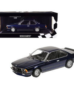 1982 BMW 635 CSi Dark Blue Metallic Limited Edition to 504 pieces Worldwide 1/18 Diecast Model Car by Minichamps 155028101