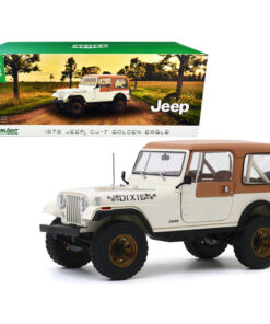 1979 Jeep CJ-7 Golden Eagle Dixie Cream 1/18 Diecast Model Car by Greenlight 19065
