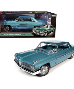 1962 Pontiac Royal Bobcat Catalina Hardtop Test Car Aquamarine 1/18 Diecast Model Car by Autoworld AMM1212