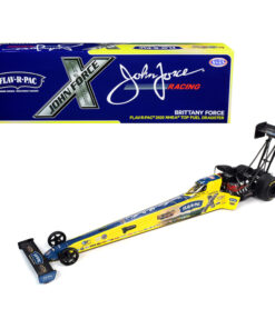 2020 NHRA Funny Car TFD (Top Fuel Dragster) Brittany Force Flav-R-Pac John Force Racing 1/24 Diecast Model Car by Autoworld CP7702