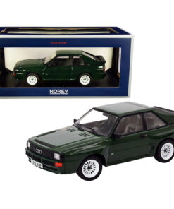 1985 Audi Sport Quattro Dark Green 1/18 Diecast Model Car by Norev 188317