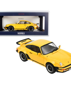 1976 Porsche 911 Turbo 3.0 Yellow 1/18 Diecast Model Car by Norev 187579