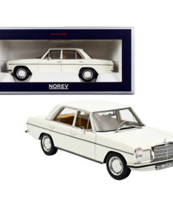 1968 Mercedes Benz 200 White 1/18 Diecast Model Car by Norev 183770