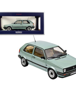 1987 Volkswagen Golf CL Light Green Metallic 1/18 Diecast Model Car by Norev 188553