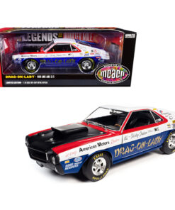 1969 AMC AMX S/S Drag-on-Lady Legends of the Quarter Mile MCACN (Muscle Car & Corvette Nationals) 1/18 Diecast Model Car by Autoworld AW267
