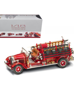 1932 Buffalo Type 50 Fire Engine Truck Red with Accessories 1/24 Diecast Model by Road Signature 20188r