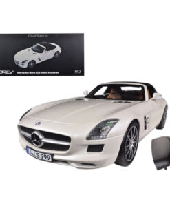 2011 Mercedes SLS AMG Roadster Pearl White 1/18 Diecast Car Model Norev 183491