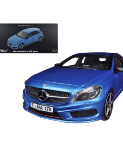 2012 Mercedes A 250 Sport Blue 1/18 Diecast Car Model by Norev 183595
