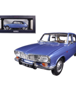 1968 Renault 16 Cobalt Blue Metallic 1/18 Diecast Model Car by Norev 185132
