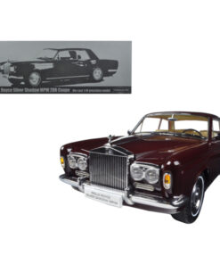 1968 Rolls Royce Silver Shadow Burgundy 1/18 Diecast Model Car by Paragon 98204