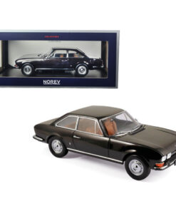 1973 Peugeot 504 Coupe Brown Metallic 1/18 Diecast Model Car by Norev 184822