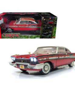 1958 Plymouth Fury Christine Dirty / Rusted Version 1/18 Diecast Model Car by Autoworld  AWSS119
