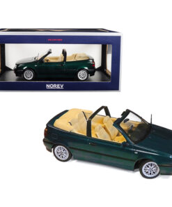 1995 Volkswagen Golf Cabriolet Green Metallic 1/18 Diecast Model Car by Norev 188431