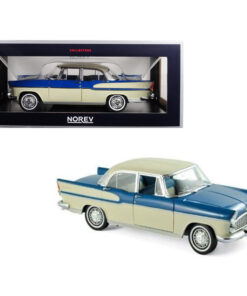 1960 Simca Vedette Chambord Tropic Green and China Ivory 1/18 Diecast Model Car by Norev 185727
