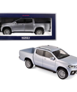 2017 Mercedes Benz X-Class Pickup Truck Silver 1/18 Diecast Model Car by Norev 183420