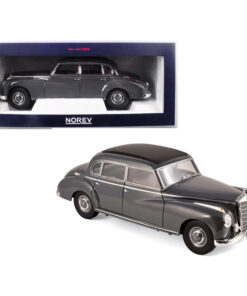 1955 Mercedes Benz 300 Dark Gray 1/18 Diecast Model Car by Norev 183591