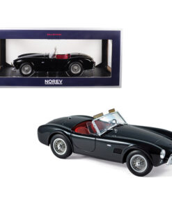 1963 Shelby AC Cobra 289 Roadster Black 1/18 Diecast Model Car by Norev 182754
