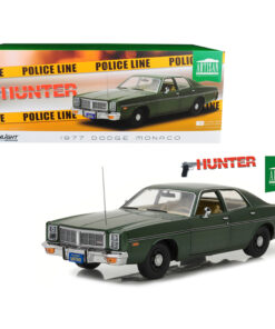 1977 Dodge Monaco Green Hunter (1984-1991) TV Series 1/18 Diecast Model Car by Greenlight 19045
