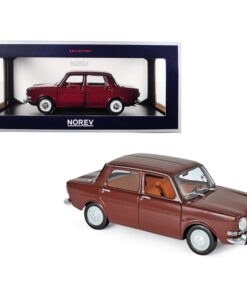 1974 Simca 1000 LS Amarante Red 1/18 Diecast Model Car by Norev 185713