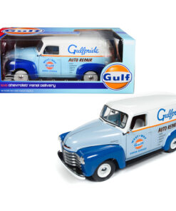 1948 Chevrolet Panel Delivery Truck Gulf Oil Limited Edition to 1002 pieces Worldwide 1/18 Diecast Model Car by Autoworld AW250