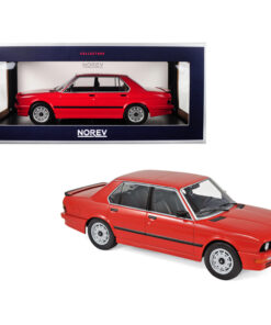 1986 BMW M535i Red 1/18 Diecast Model Car by Norev 183262
