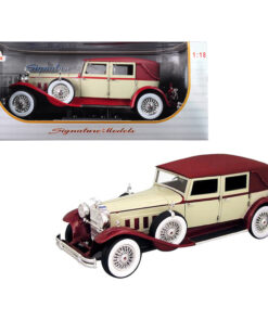 1930 Packard LeBaron Cream and Red 1/18 Diecast Model Car by Signature Models 18115crm