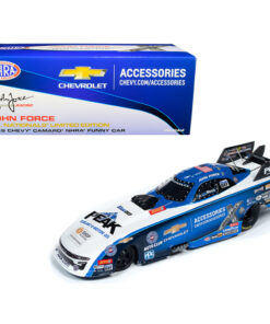 2019 Peak Chevrolet Camaro NHRA Funny Car John Force U.S. Nationals Limited Edition John Force Racing 1/24 Diecast Model Car by Autoworld CP7647