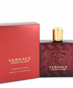Versace Eros Flame After Shave Lotion 3.4 Oz For Men