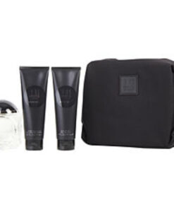 Alfred Dunhill Eau De Parfum Spray 4.5 Oz & Aftershave Balm 3 Oz & Shower Gel 3 Oz & Bag For Men